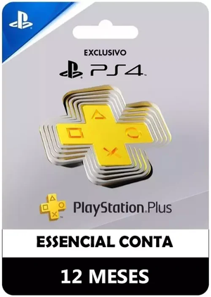 Psn Plus essencial 12 meses PS4 DIGITAL