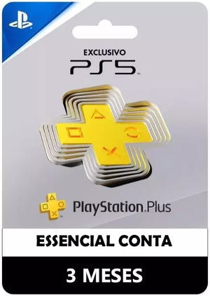 Psn Plus essencial 3 meses PS5 DIGITAL