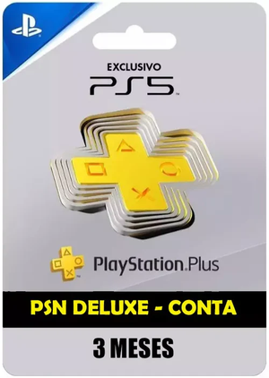 Psn Plus Deluxe 3 meses PS5 DIGITAL